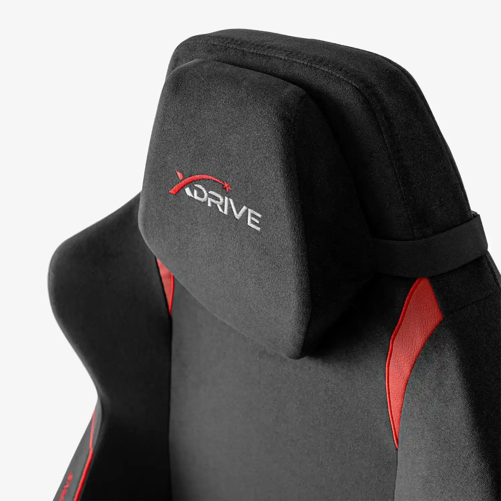 xDrive Anka Fabric Professional Gaming Chair Red/Black - 6