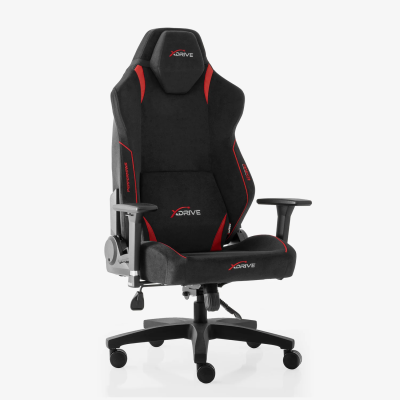 xDrive Anka Fabric Professional Gaming Chair Red/Black - 1