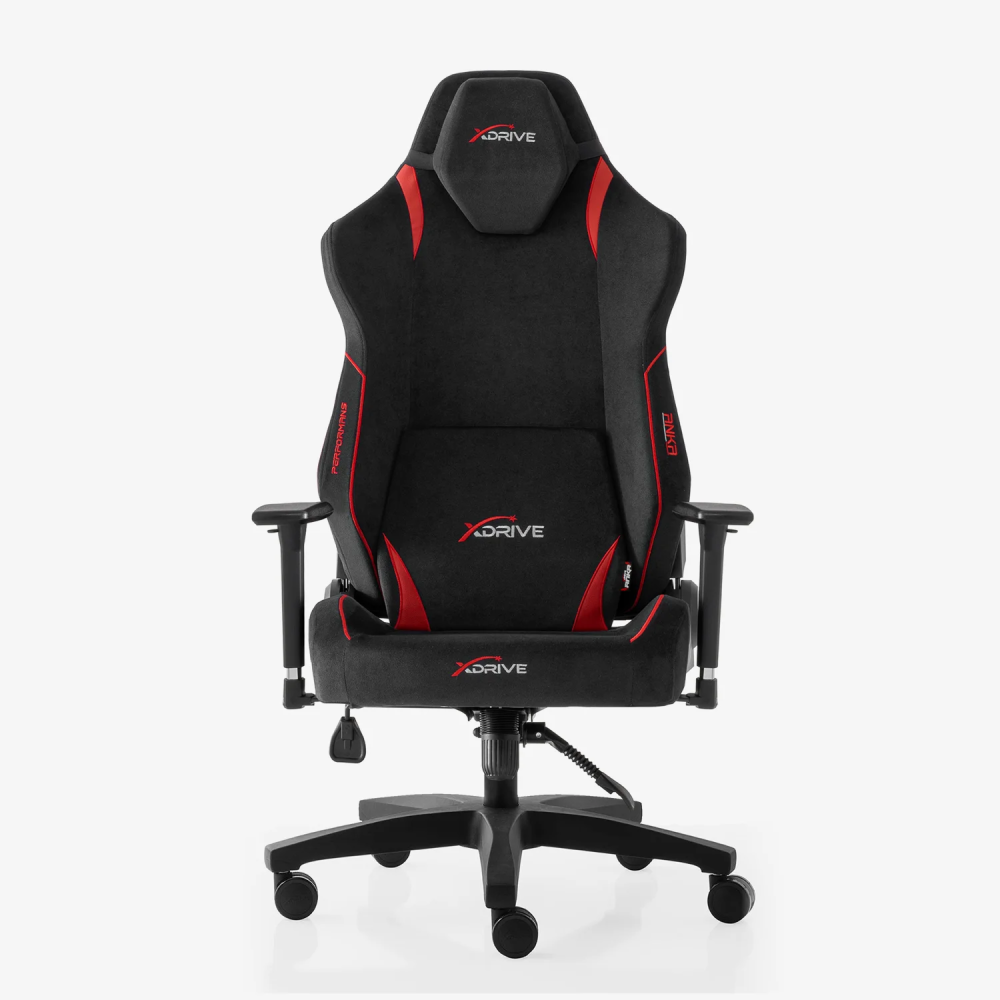 xDrive Anka Fabric Professional Gaming Chair Red/Black - 2