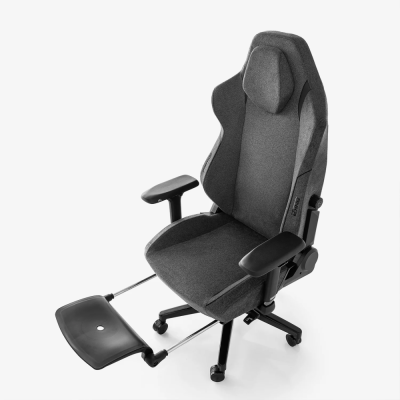 xDrive Business Anka Work Chair Fabric Gray with Foot Extensions - 7