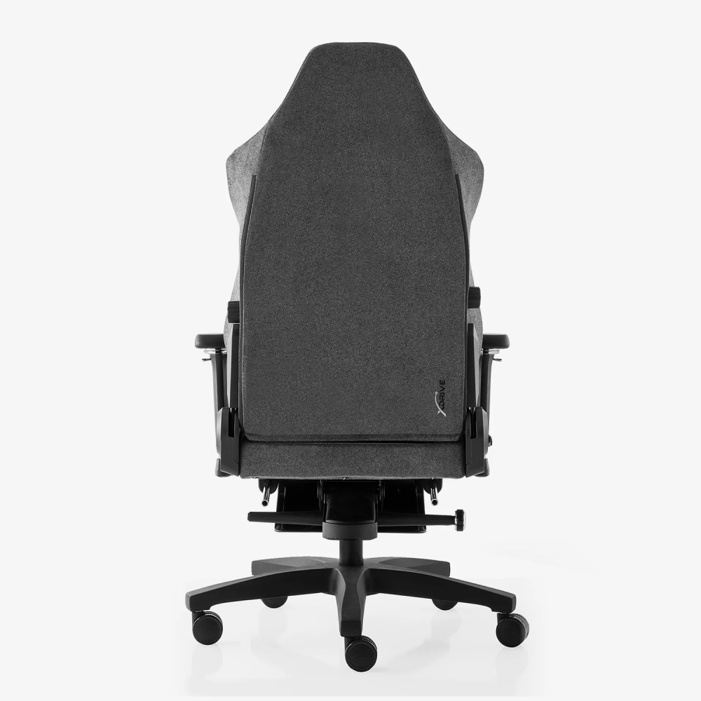 xDrive Business Anka Work Chair Fabric Gray with Foot Extensions - 7