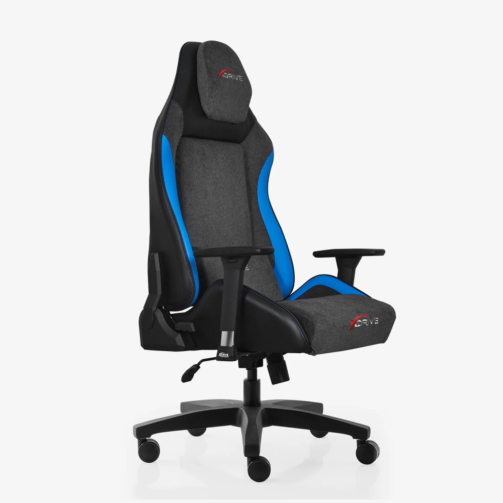 xDrive ATAK Professional Gaming Chair Blue Grey Black - 3