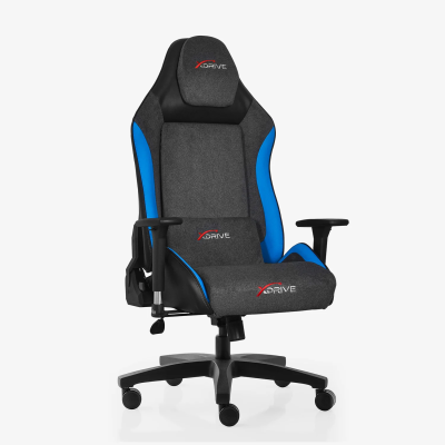 xDrive ATAK Professional Gaming Chair Blue Grey Black - 1