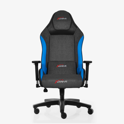 xDrive ATAK Professional Gaming Chair Blue Grey Black - 2