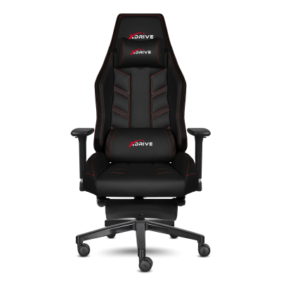 xDrive FIRTINA Foot Extension Proffessional Gaming Chair Black/Black - 2