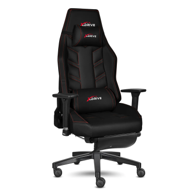 xDrive FIRTINA Foot Extension Proffessional Gaming Chair Black/Black - 5