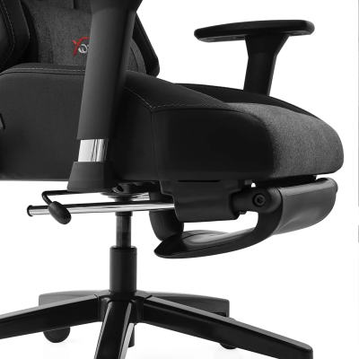 xDrive Fırtına Professional Gaming Chair Fabric Gray/Black with Foot Extensions - 7