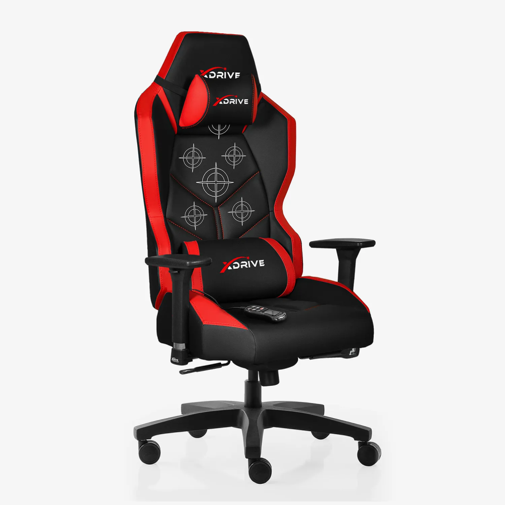 xDrive KASIRGA Massage Professional Gaming Chair Red/Black - 1