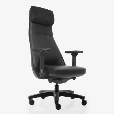 xDrive Business Konak Office Chair Large Leather Black - 2