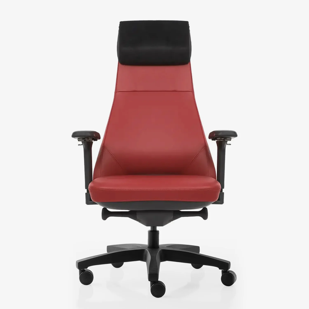 xDrive Business Konak Office Chair Large Leather Red - 1