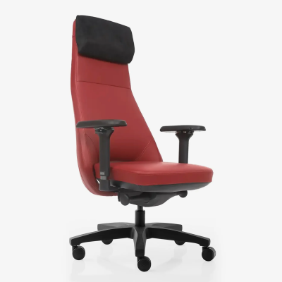 xDrive Business Konak Office Chair Large Leather Red - 2