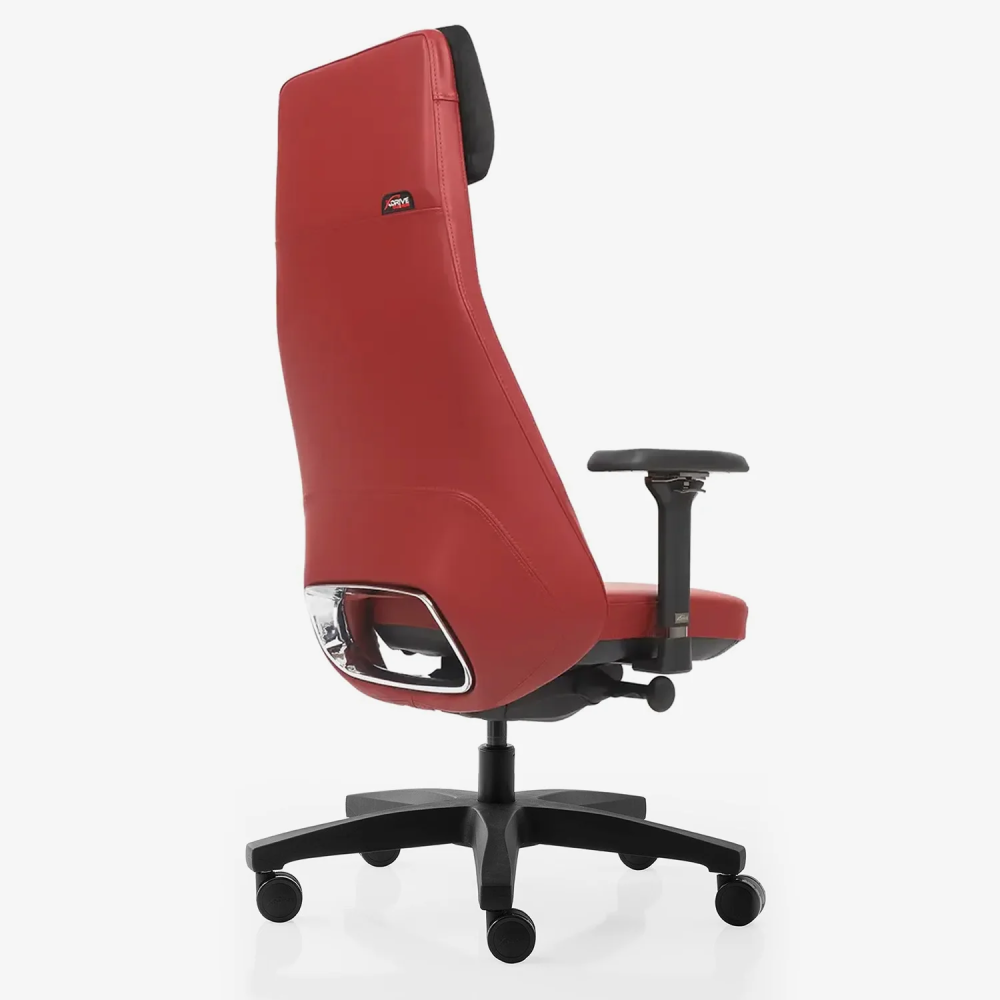 xDrive Business Konak Office Chair Large Leather Red - 5