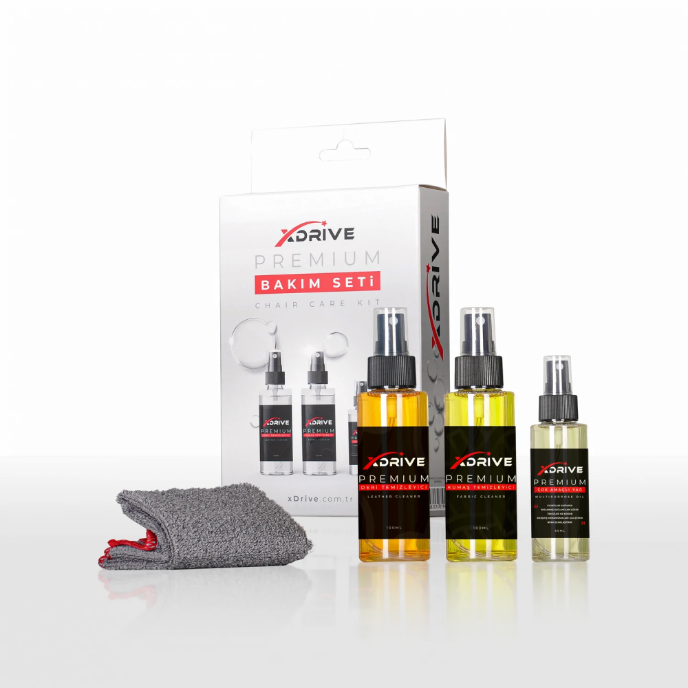  xDrive Premium 3-pack Leather & Fabric Seat Cleaning and Care Kit - 1