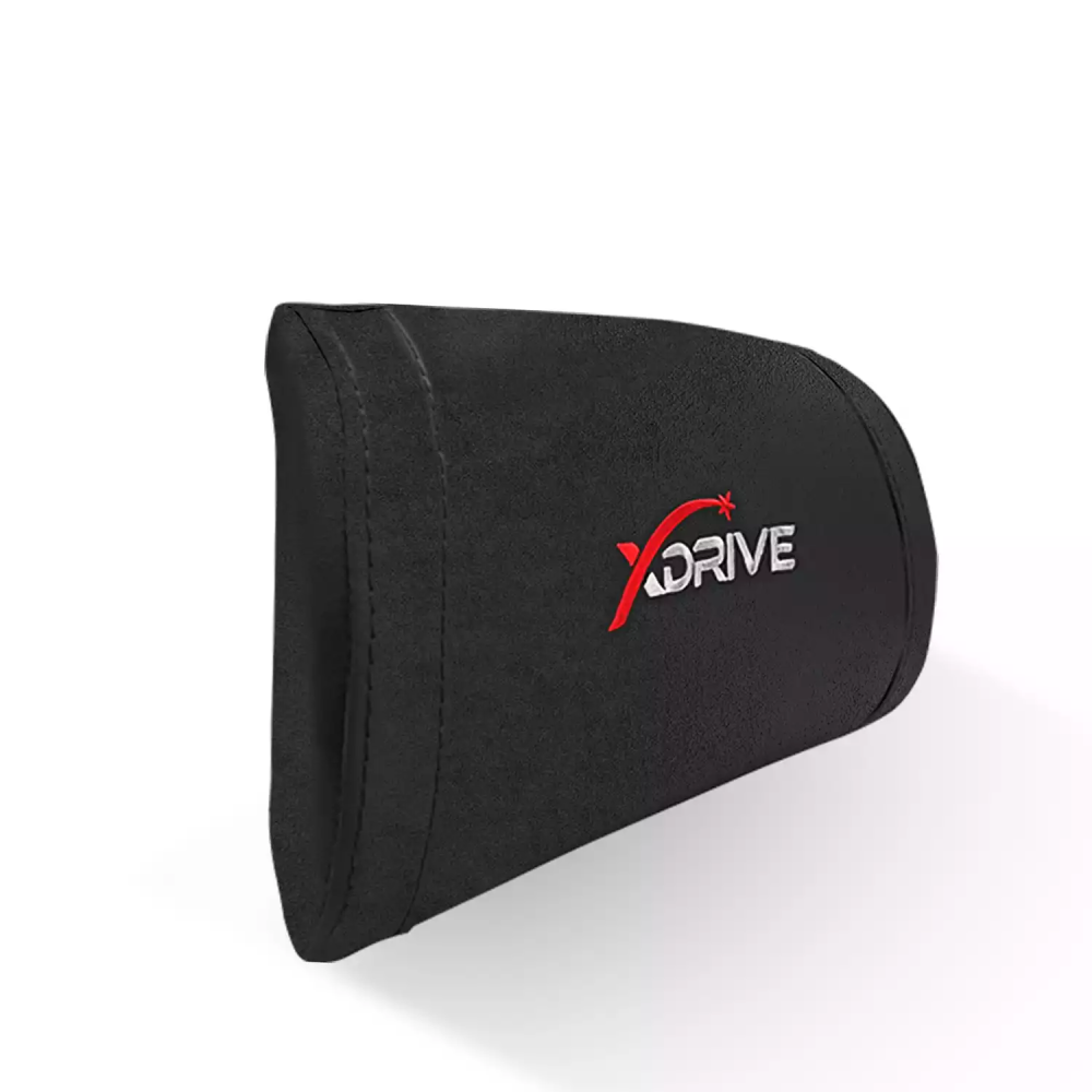 xDrive Premium Lumbar Pillow Black Fabric - 2