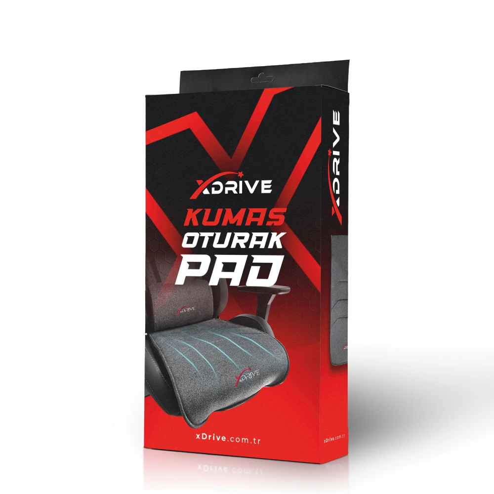 xDrive Premium Oturak Pad Kumaş Gri - 1