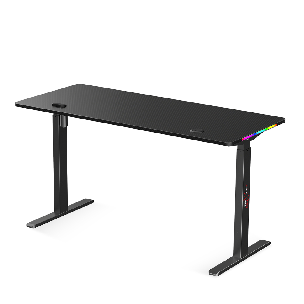 xDrive Rüzgar Height Adjustable RGB Gaming & Study Desk Black ( 140x60 ) - 5