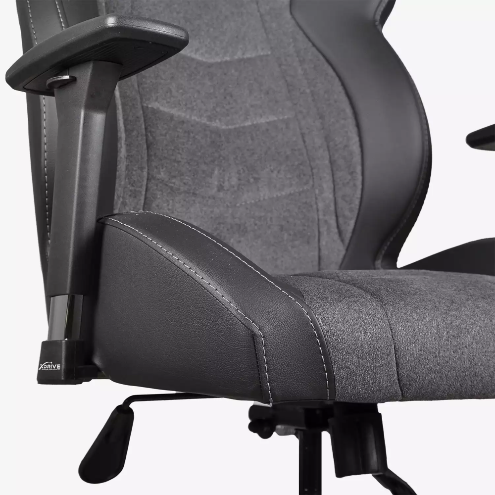 xDrive Tufan Professional Gaming Chair Fabric Gray/Black - 8