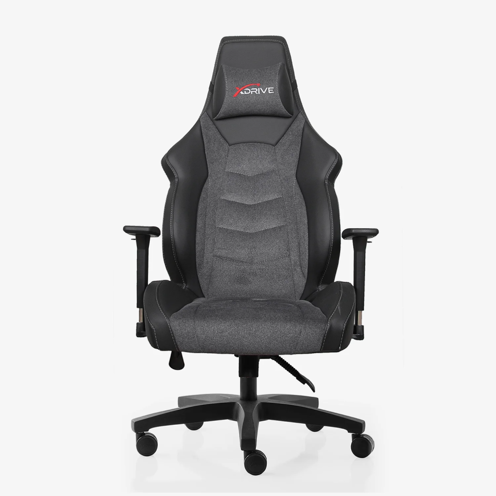 xDrive Tufan Professional Gaming Chair Fabric Gray/Black - 2